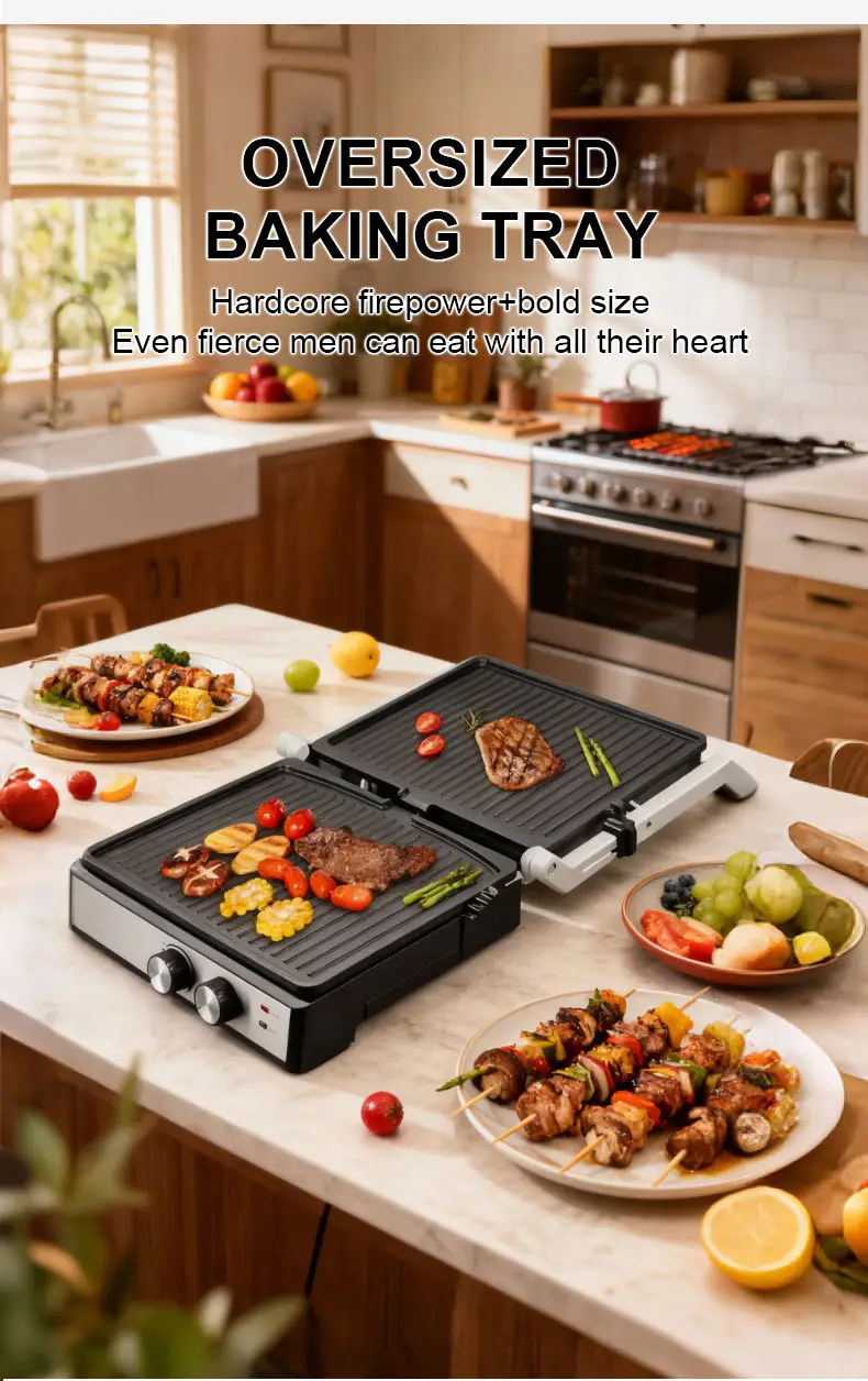 Foreign Trade Sokany08050 Steak Machine Breakfast Machine Frying Grill Barbecue Sausage Burger Bread Sandwich Machine