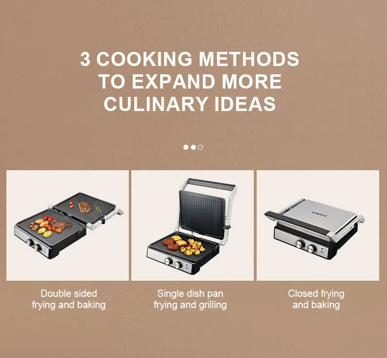 Foreign Trade Sokany08050 Steak Machine Breakfast Machine Frying Grill Barbecue Sausage Burger Bread Sandwich Machine