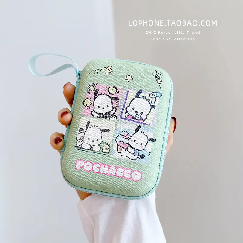 Digital Camera Storage Bag, Earphones, Data Cable, Cute Cartoon Ccd Camera, Portable Storage, Dustproof