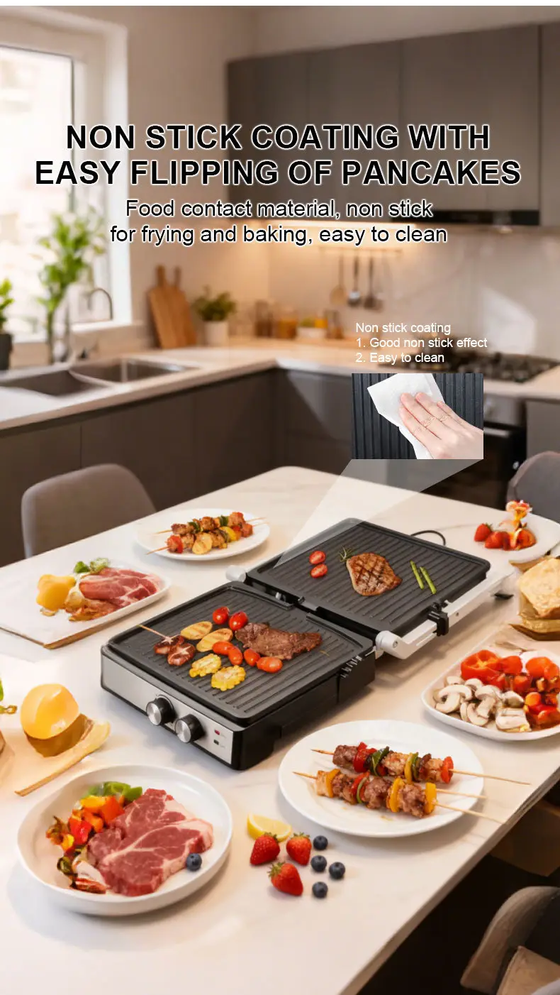 Foreign Trade Sokany08050 Steak Machine Breakfast Machine Frying Grill Barbecue Sausage Burger Bread Sandwich Machine