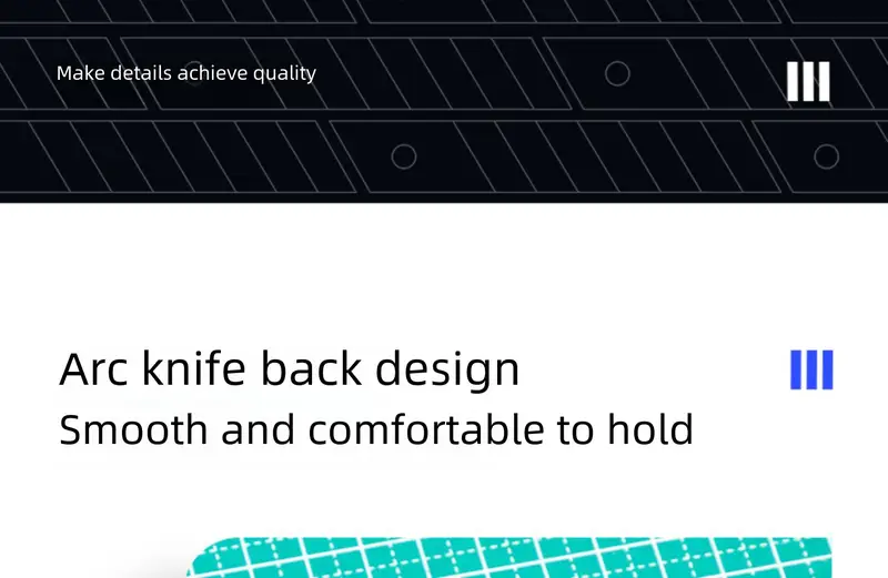 Deli Small Utility Knife 30 Degree Small Wallpaper Knife Black Blade Knife Holder Titanium Alloy Stainless Steel Paper K