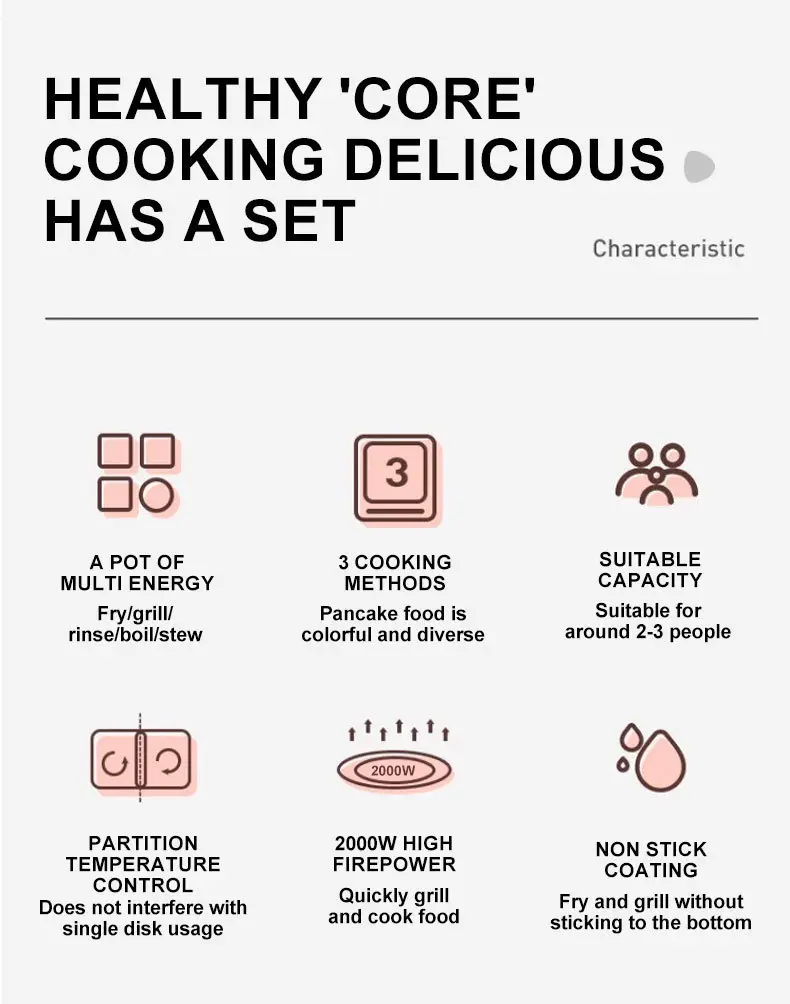 Foreign Trade Sokany08050 Steak Machine Breakfast Machine Frying Grill Barbecue Sausage Burger Bread Sandwich Machine