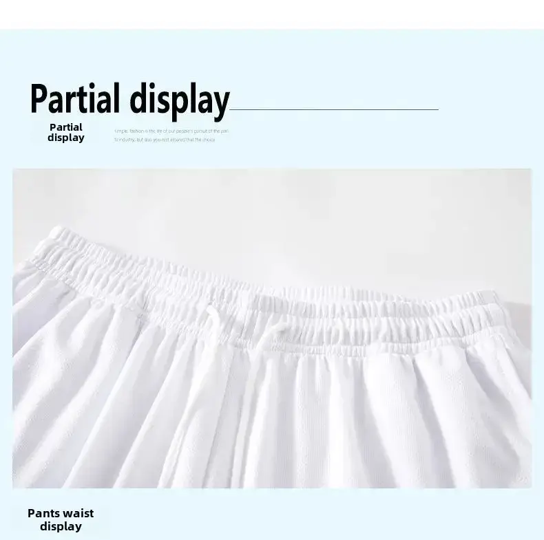 American Style Mesh Breathable Sports Basketball Shorts Men's Trendy Brand Outer Wear Summer Ice Silk Training Pants plu